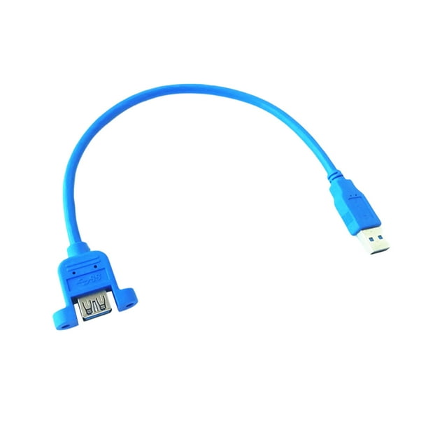Blue 1.5m USB 3.0 Type A Male to Type A Female AM/AF Data Extension Cable for PC Blue 1.5m USB 3.0 Type A Male to Type A Female AM/AF Data Extension Cable for PC
